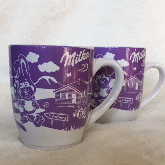 Milka Osterbecher Chocolate Candy Company Mug Mugs (Set of 2 items) FLAW - Picture 11 of 15